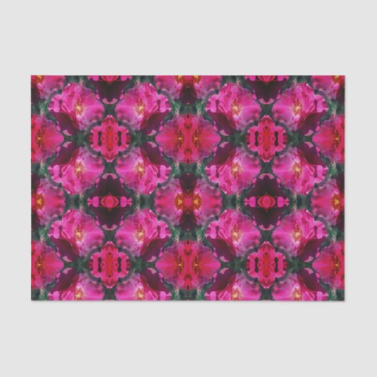 Roze roze Abstract patroon ontkoppelen Tissuepapier (Voorkant)