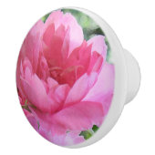 Roze roze Abstracte keramische knop Bloem (Rechts)