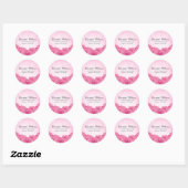  Roze Roze Adres Label Sticker (Vel)