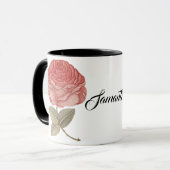 roze roze afbeelding mok (Voorkant links)