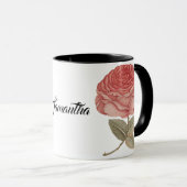 roze roze afbeelding mok (Voorkant rechts)