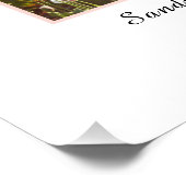 Roze roze afstuderen White Class 2021 Perfect Poster (Hoek)