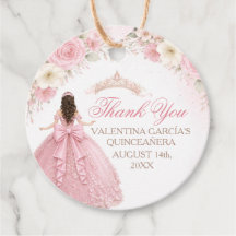 Roze Roze Bloem Boog Meisje Quinceañera Diadeem Kr
