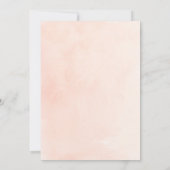 Roze Roze Bloem Gouden Geometrisch Frame Save The Date (Achterkant)