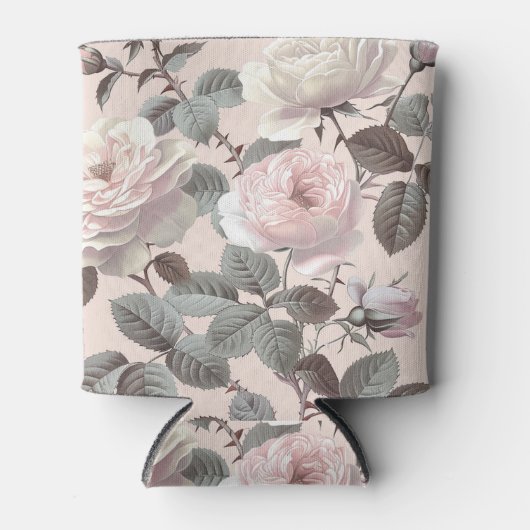 Roze Roze Bloem Koeler (Voorkant)