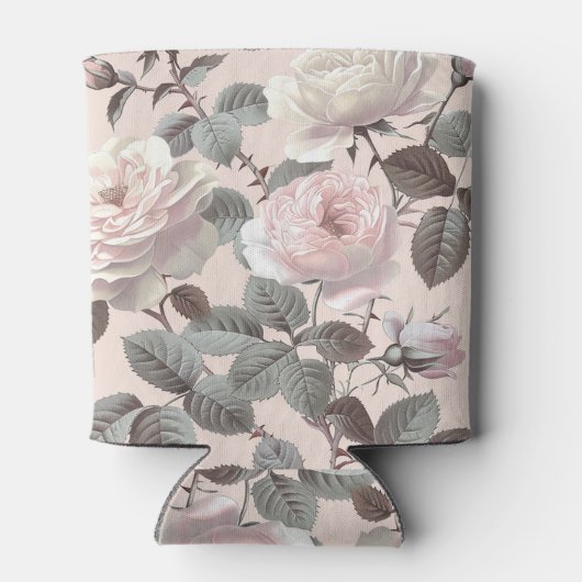 Roze Roze Bloem Koeler (Achterkant)