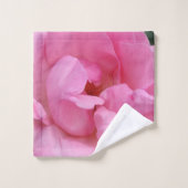 Roze roze bloembadhanddoekset bad handdoek (Wasdoekje)