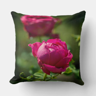 Roze roze bloemen kussen
