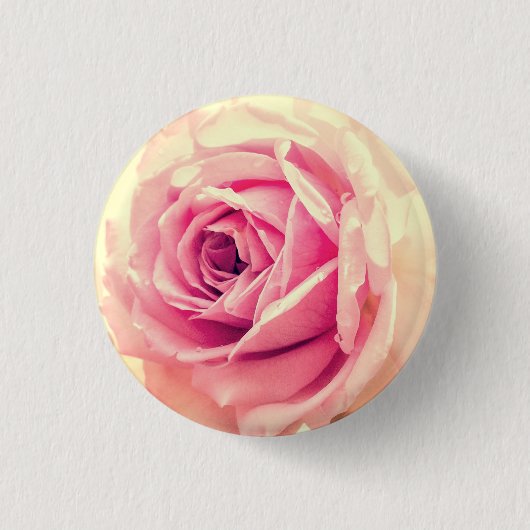  Roze roze bloemen Ronde Button 3,2 Cm (Voorkant)