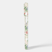 roze roze bloemmonogram blokpatroon Case-Mate iPhone case (Achterkant / Links)