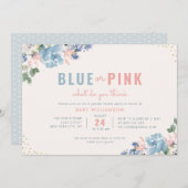 roze roze bloesem kaart (Voorkant / Achterkant)