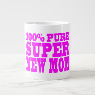 Roze roze cadeaus 4 nieuwe momen : Super New Mam Jumbo Mok