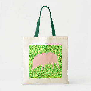 Roze roze Canvas tas budget