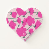 Roze roze druk notitieboek (Achterkant)