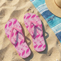 Roze roze flamingos-patroon op roze