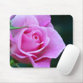 roze roze foto muismat (Met muis)