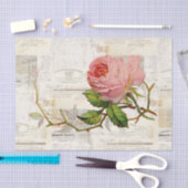 Roze roze  Frans schrijfpapier Tissuepapier (Craft)