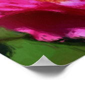 Roze roze geloof Inspirerend Poster (Hoek)