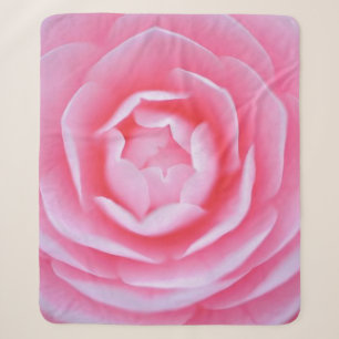 Roze roze (gemiddeld) sherpa deken