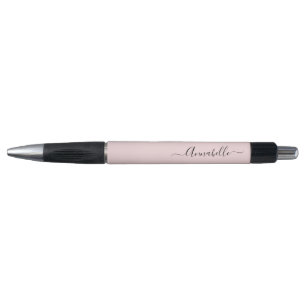 Roze Roze Gepersonaliseerde Naam Schrift Pen