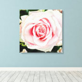 Roze Roze Hand-getrokken Potlood Crayon Art Print (Insitu (Houten vloer))