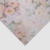  roze roze ivoor - rozen floreren tissuepapier (Detail)
