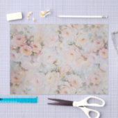  roze roze ivoor - rozen floreren tissuepapier (Craft)