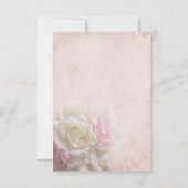 Roze Roze Kruis Eerste Communie Kaart (Achterkant)