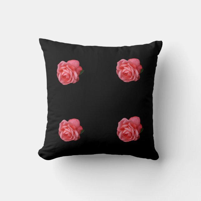 Roze roze kussen (Voorkant)