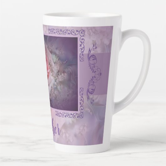 Roze roze latte Mok (Rechts)