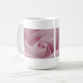 Roze roze Macro Koffiemok (Voorkant links)