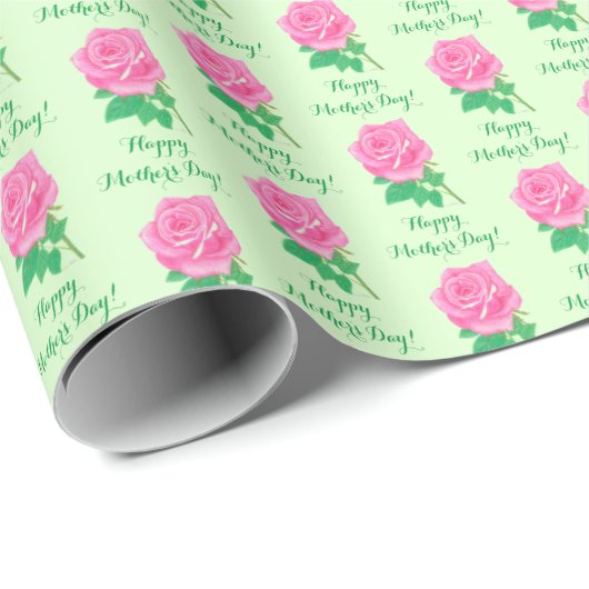 Roze roze Moederdag- omlooppapier Cadeaupapier (Rol Hoek)