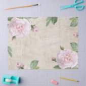 Roze roze  muziek Collage ontkoppeling Tissuepapier (Craft)