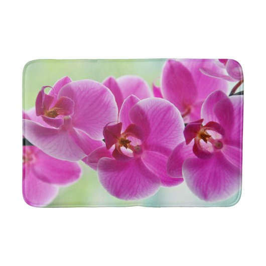 roze roze orchideeën badmat (Voorkant)