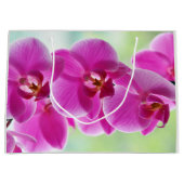 roze roze orchideeën groot cadeauzakje (Voorkant)
