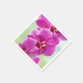 roze roze orchideeën servet (Hoek)