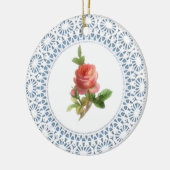 Roze roze Ornament met een handige stijl (Links)