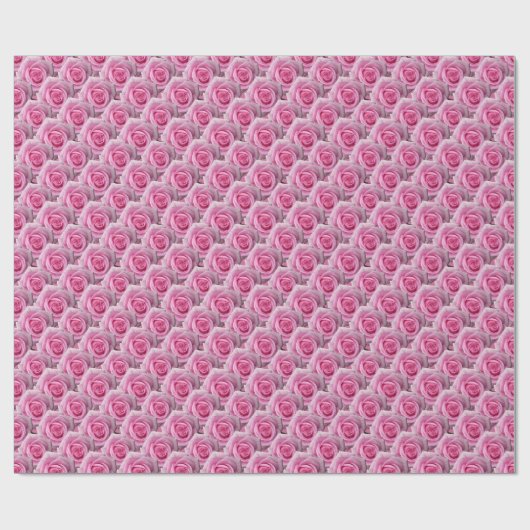 Roze roze papierpap voor romantisch Roos Cadeaupapier (Vlak)