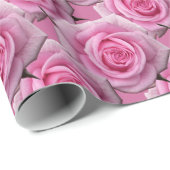 Roze roze papierpap voor romantisch Roos Cadeaupapier (Rol Hoek)