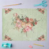  roze roze pink ontkoppeling tissuepapier (Craft)