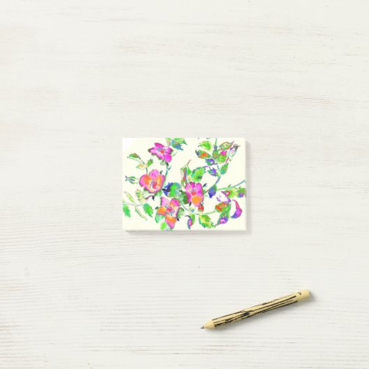  Roze Roze Post-it® Notes (Op bureau)