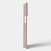 Roze roze rode kunstleder-effect Aangepaste Initia Case-Mate iPhone Case (Achterkant / Rechts)
