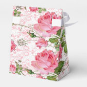 Roze roze roestdoos bedankdoosjes (Achterkant)