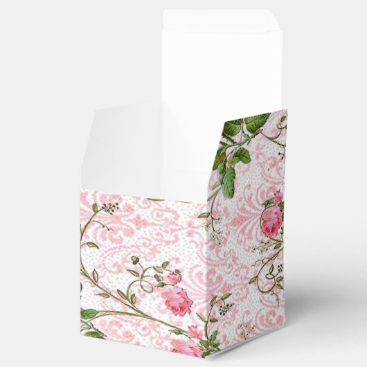 Roze roze roestdoos bedankdoosjes (Geopend)