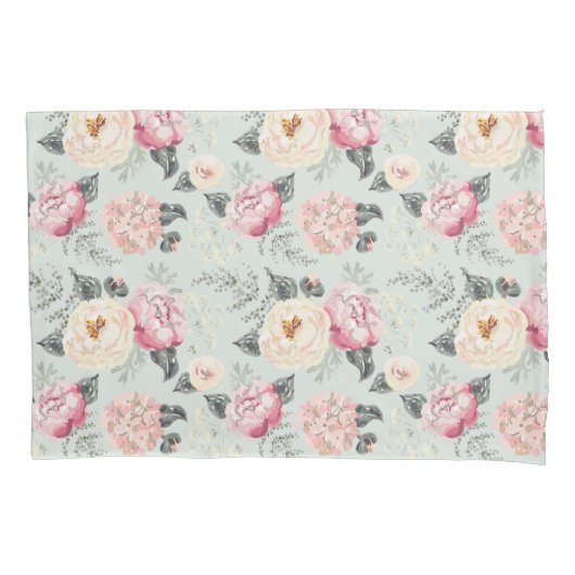 Roze roze roestvrij flessenpatroon kussensloop (Voorkant)