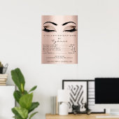 Roze roze roodroodbruine makreel blaast prijzen op poster (Thuiskantoor)