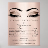 Roze roze roodroodbruine makreel blaast prijzen op poster (Voorkant)