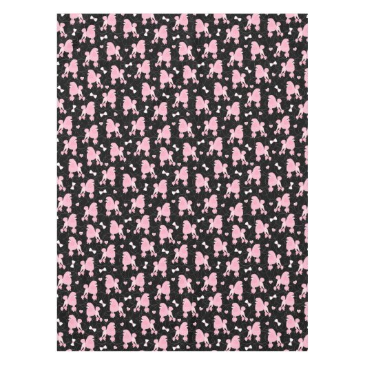 Roze roze roodroze en roodroze patroonroonroos tafelkleed (Voorkant)