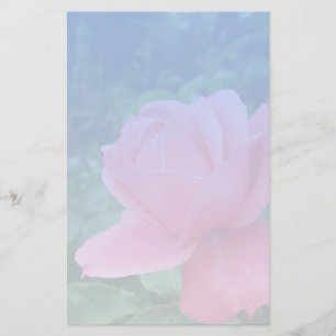 roze roze roos briefpapier