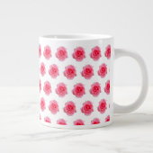 Roze roze roos extra grote beker (Rechts)